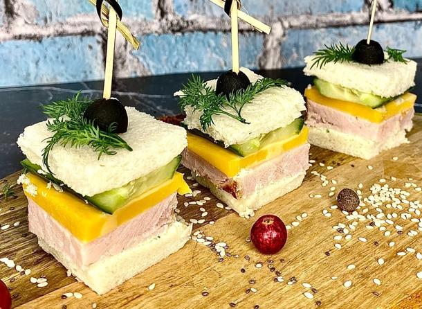 Канапе сэндвич мини
