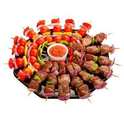 Мини-шашлычки из баранины с овощами гриль (10 шт) Мини-шашлычки из баранины с овощами гриль (10 шт)