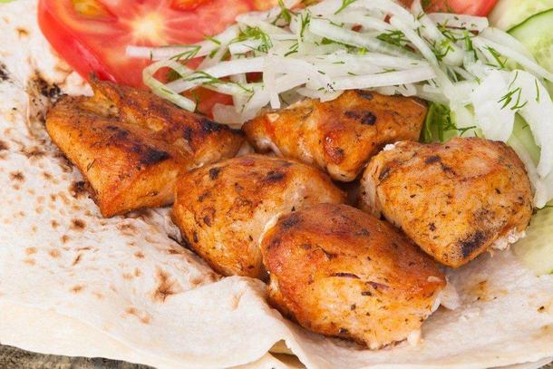 Шашлык из куриной грудки Шашлык из куриной грудки
