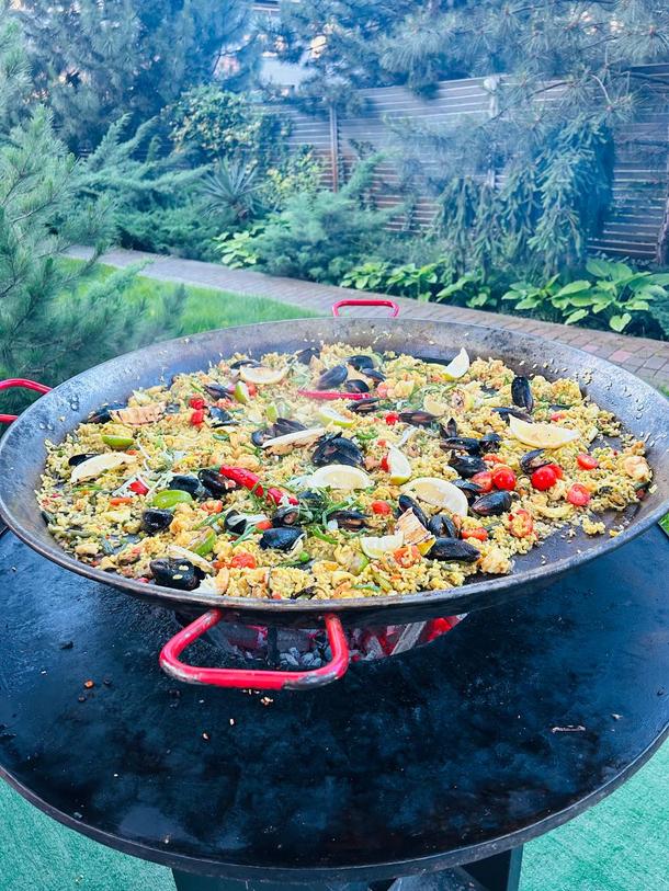 Паэлья с морепродуктами