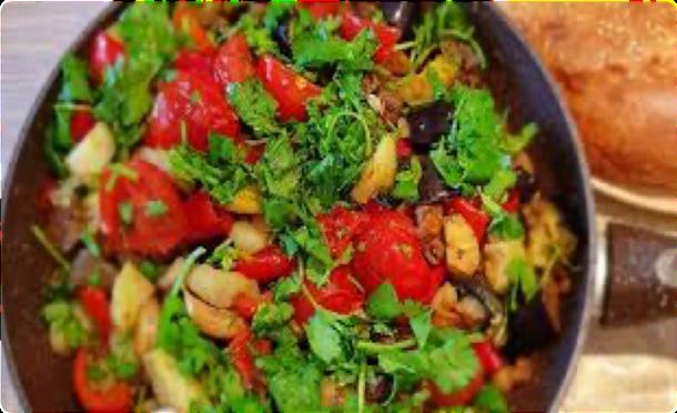 Салат из печеных овощей Аджаб-сандал