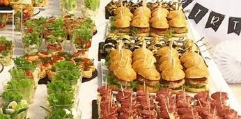 Фуршетное меню для детского праздника на 10 персон