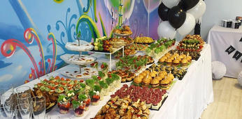 Фуршетное меню с горячими закусками на 10 персон