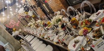 Вегетарианский VIP банкет с морепродуктами на день рождения 15-20 персон